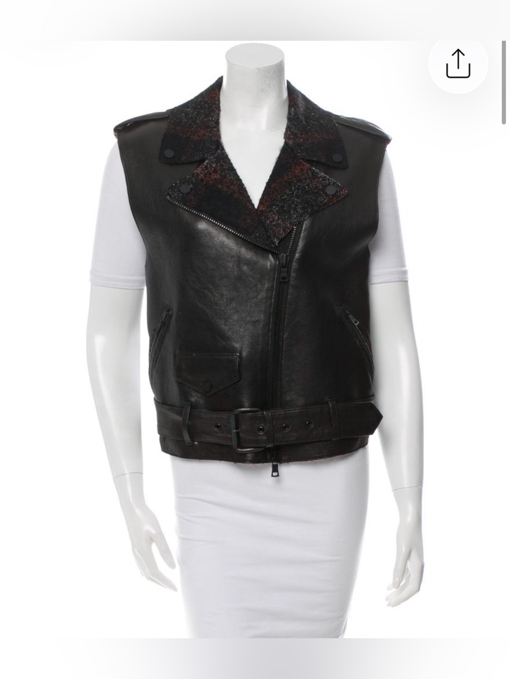 Edun
Leather Vest
Size: S